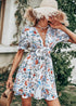 Boho Floral Mini Dress Izara